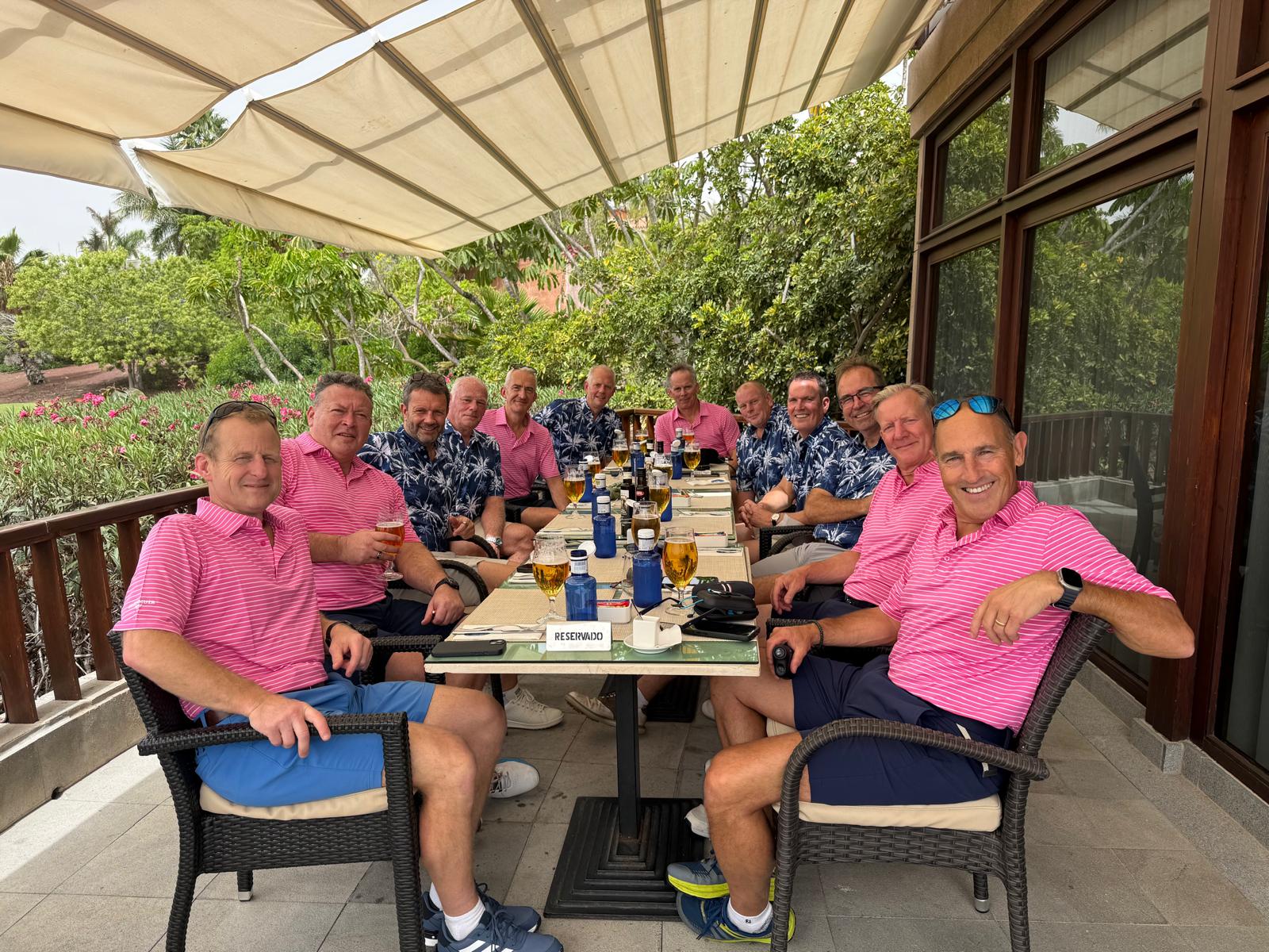 The 2025 Reloaders group at the clubhouse
